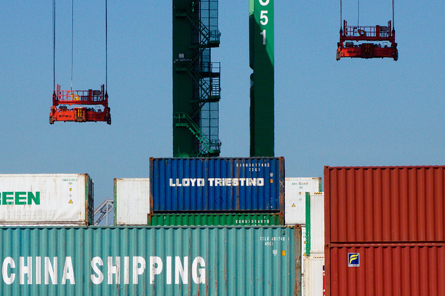 Balance of trade: image by Jed Sullivan on Flickr: https://www.flickr.com/photos/jed-sullivan/8593799586