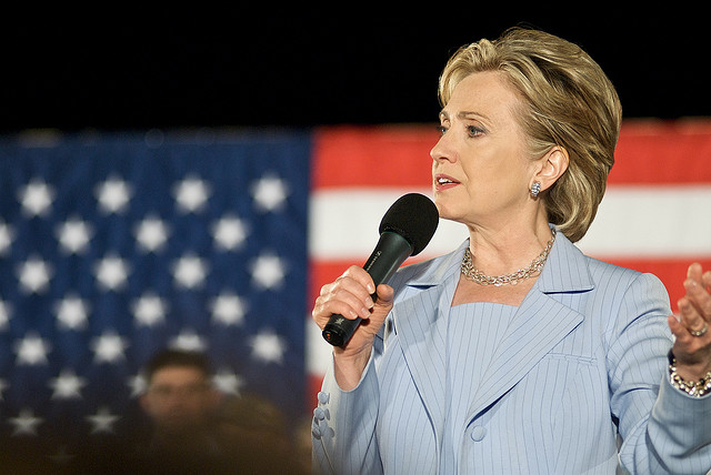 Hillary Clinton - will she or won't she stand? Photo by Keith Kissel on Flickr: https://www.flickr.com/photos/kakissel/2464038263