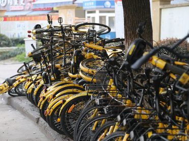 Dumped Share Bikes