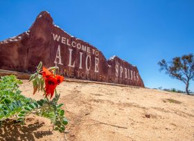 Alice Springs sign